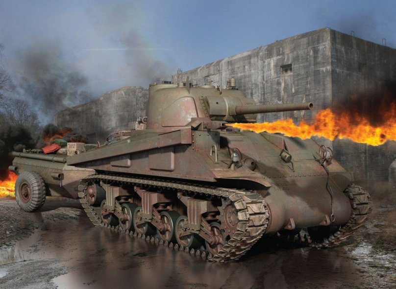 Огнемётный танк Шерман