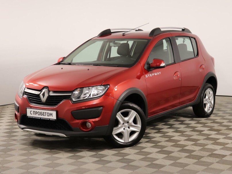 Рено Сандеро красный