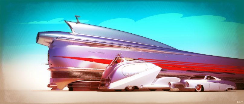 Стримлайн ретрофутуризм