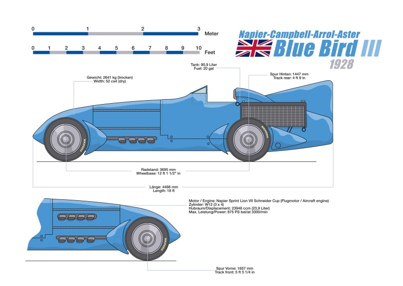Napier Campbell Bluebird