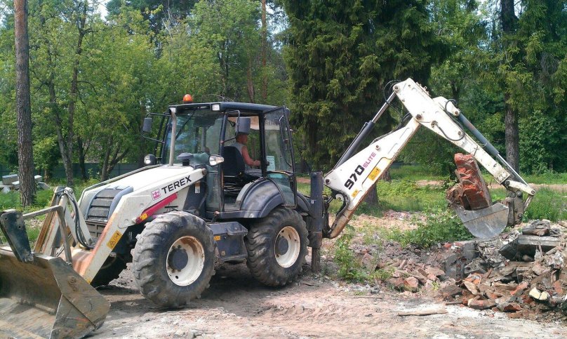 Экскаватора погрузчика Terex tx970b