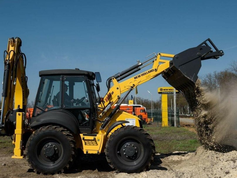 Нью Холланд экскаватор погрузчик 115