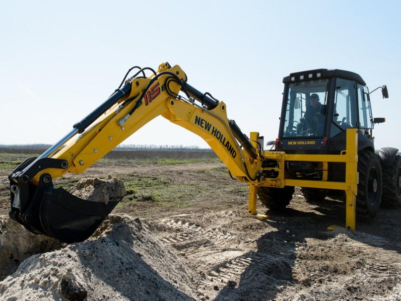 Экскаватор New Holland b115b