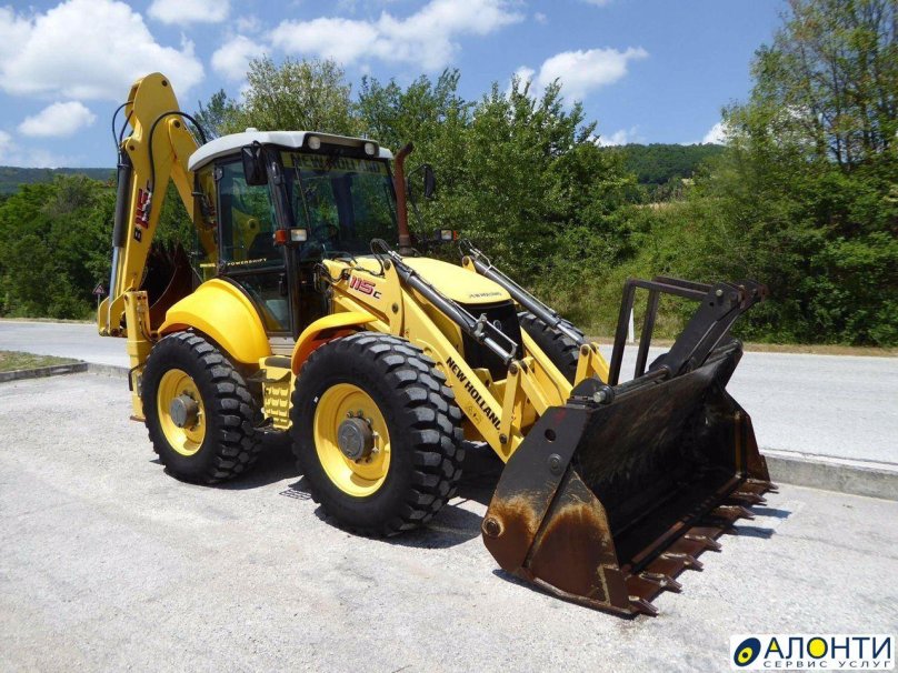 Нью Холланд экскаватор погрузчик