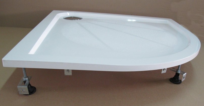 Бас поддон литьевой мрамор 90 90 Эклипс