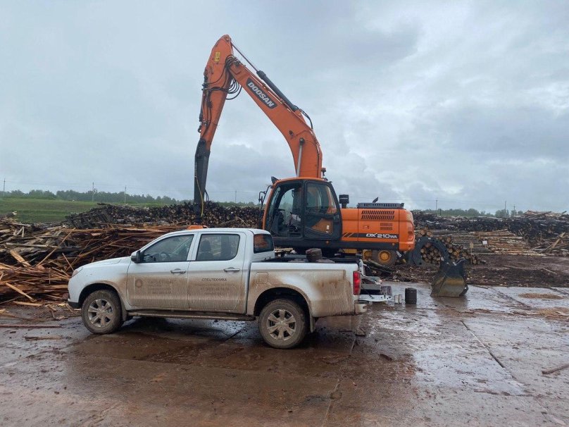 Техобслуживание экскаватора