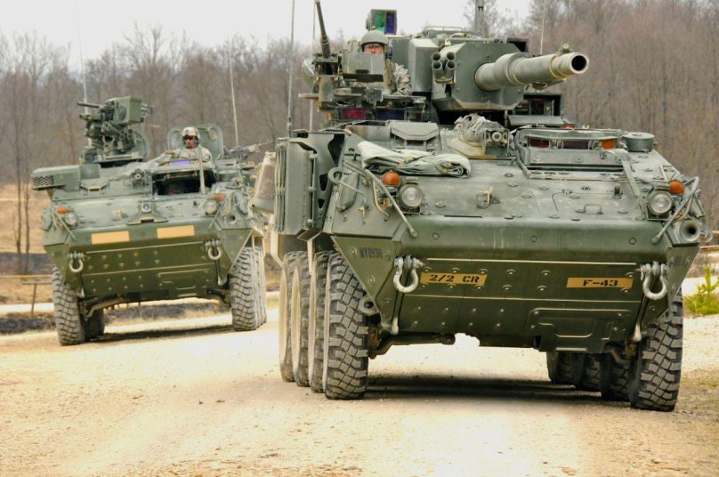 Боевая машина Stryker MGS m1128