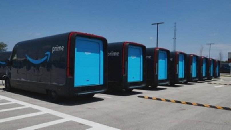 Amazon Prime delivery Rivian