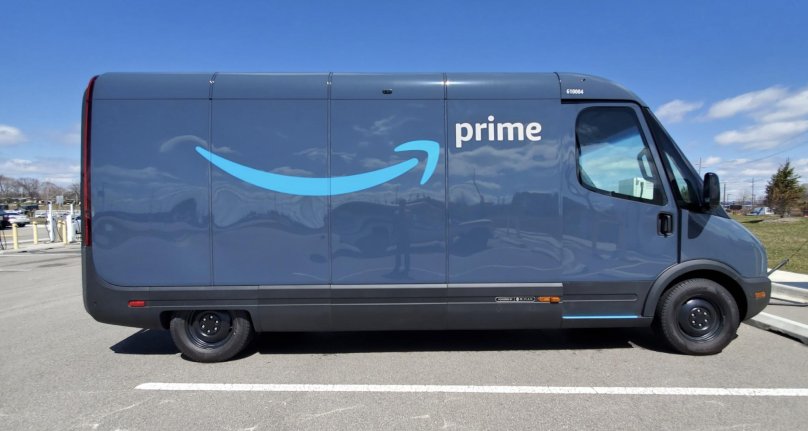 Rivian Amazon delivery van