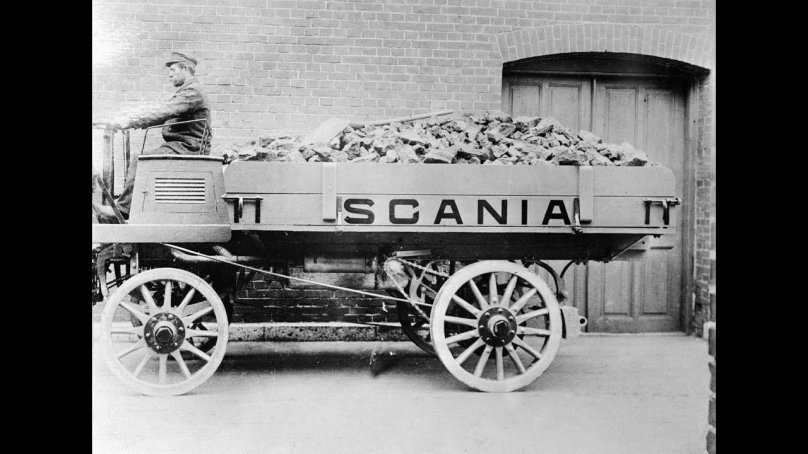 Самый первый грузовик Скания