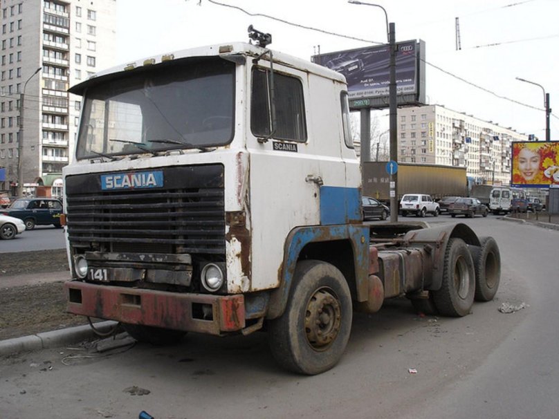 Скания 141 тягач