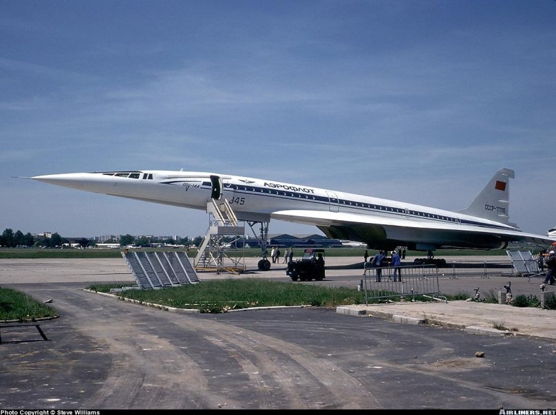 Ту сверхзвуковой пассажирский самолёт ту-144