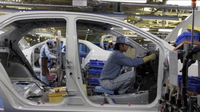 Завод Toyota в Японии в 200