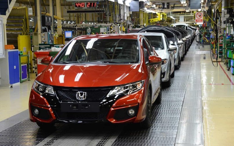 Завод Хонда в Японии