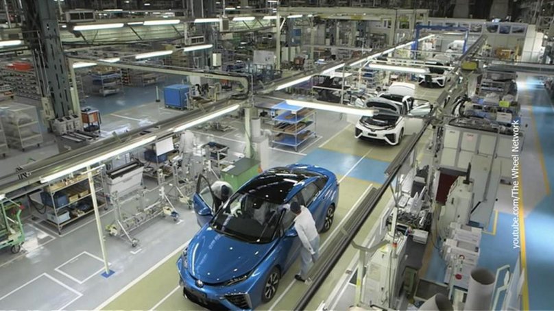 Завод Тойота в Японии 2004