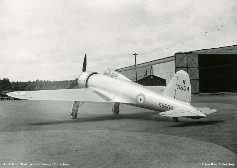 Gloster f.5/34 истребитель