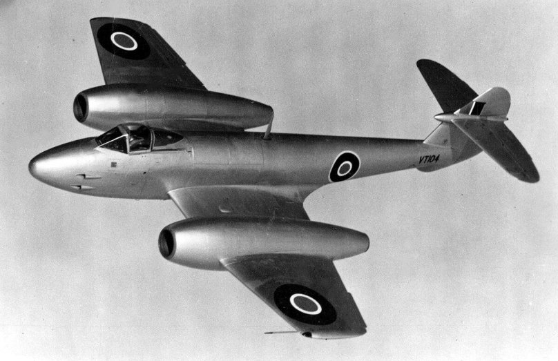 Реактивный самолет Глостер Метеор