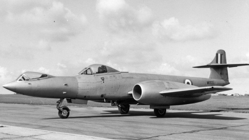 Gloster Meteor f.8 prone Pilot