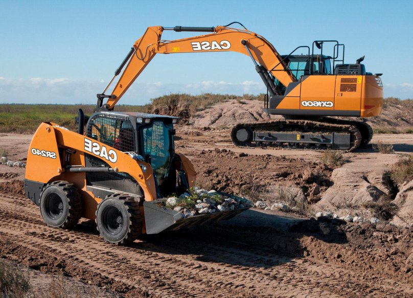 Case 240 экскаватор