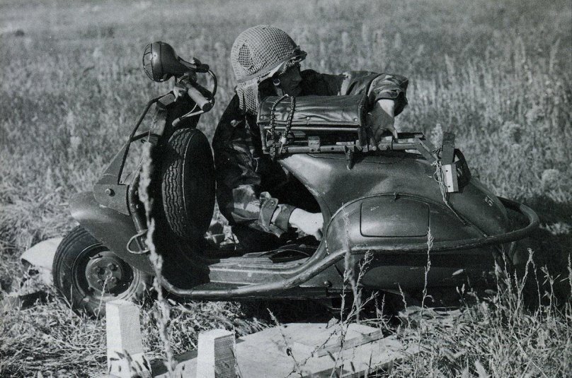 Военный мотороллер Веспа