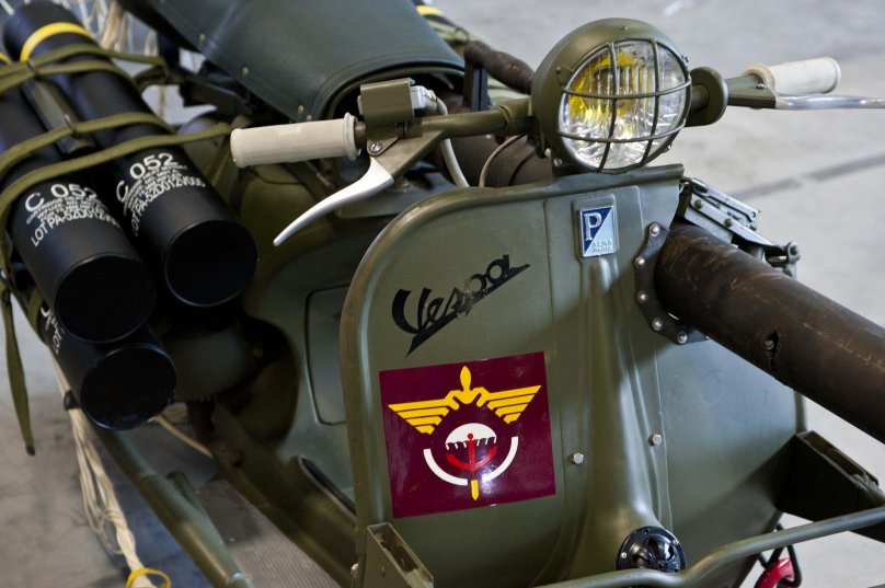 Противотанковый мотороллер Vespa 150 tap