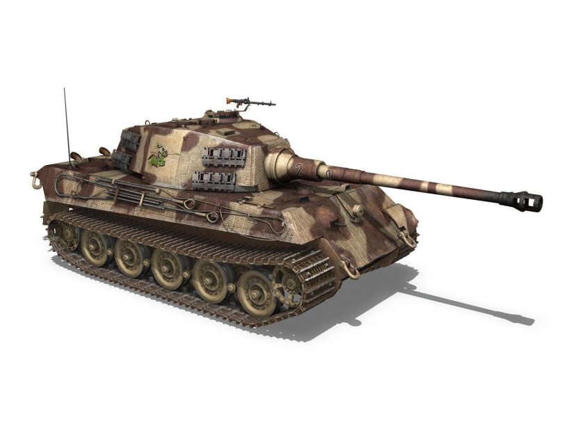 Тигр 2 3д модель