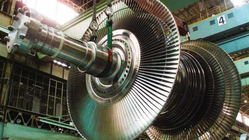 Ротор турбины электростанции