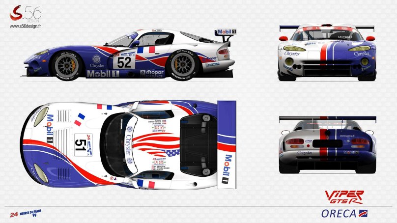 Dodge Viper GTS-R Team Oreca