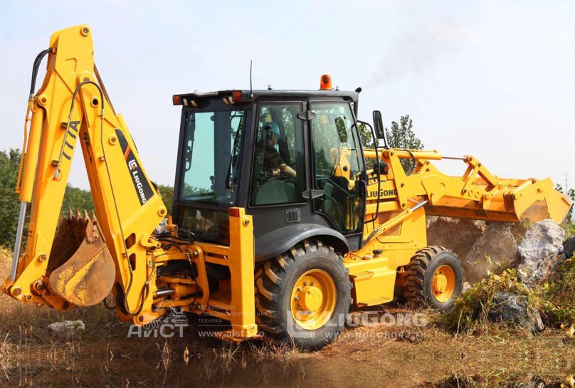 Экскаватор погрузчик Люгонг 777а