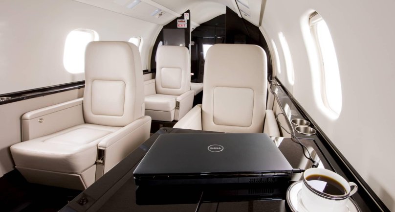 Learjet 60 XR салон
