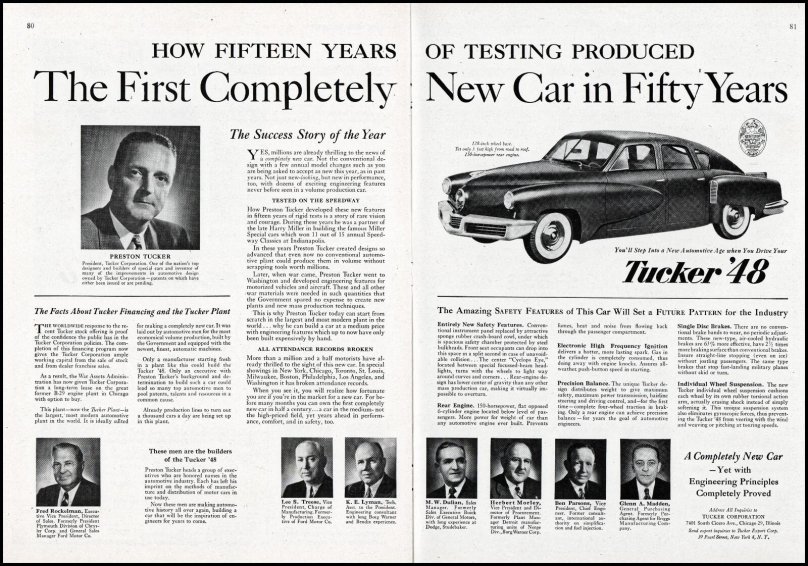 Tucker Torpedo двигатель