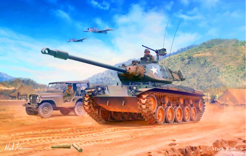 Танк м41 Уокер бульдог