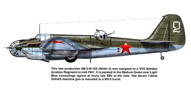 Скоростной бомбардировщик сб-2