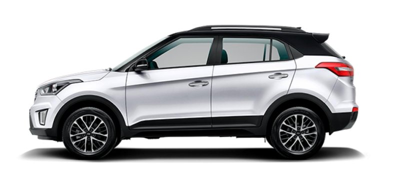 Крета 2021 белая с черной крышей