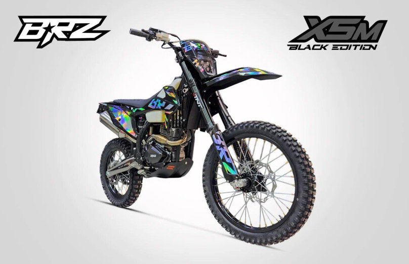 Мотоцикл кроссовый BRZ x5 Black Edition (172fmm-PR, 2023 Г.)