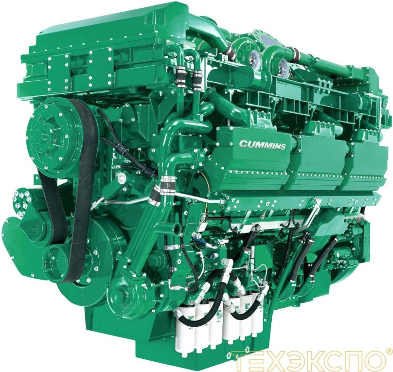 Двигатель cummins qsk60