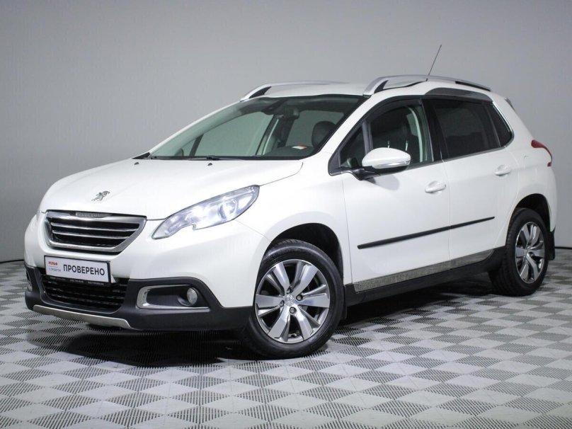 Peugeot 2008 с 2013–2016 г.в белый фон