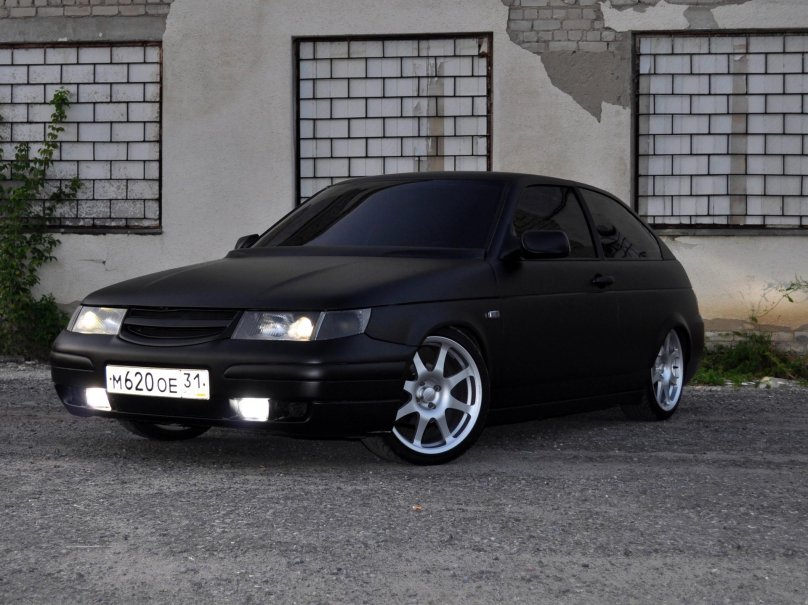 ВАЗ 2112 купе черная