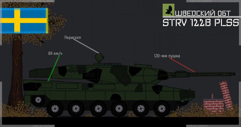 Шведский танк Strv 122