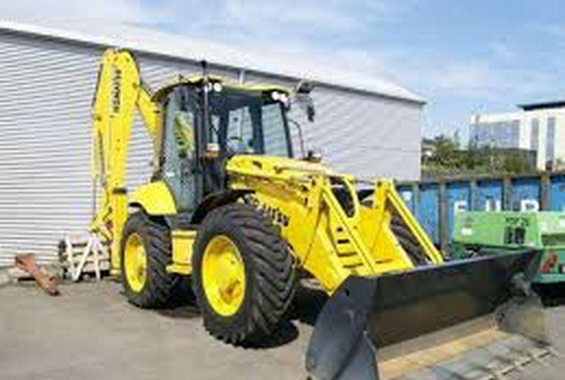 Экскаватор погрузчик Бэтмен