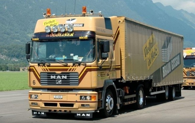 Грузовик ман f2000