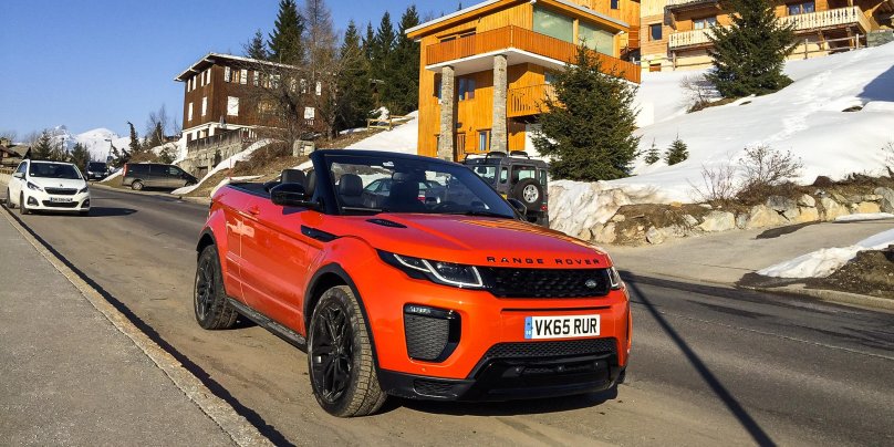 Рендж Ровер Эвок кабриолет тюнинг