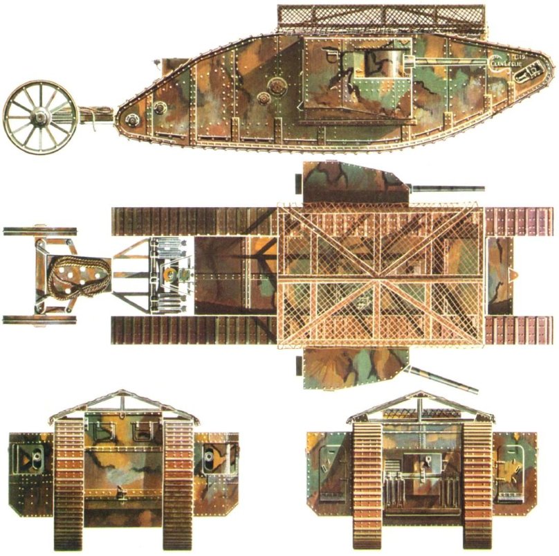 Марк 1 танк самец