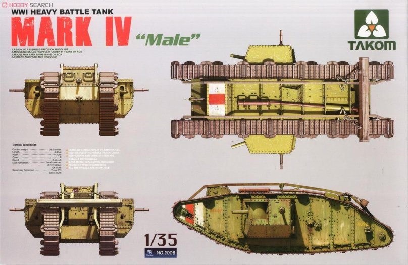 Mark IV male 1/35