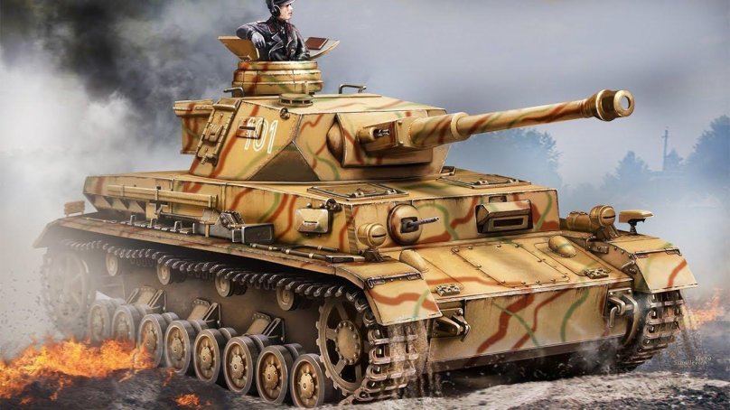 3674 Звезда германский танк PZ IV Ausf. G 1/35