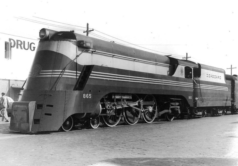 Паровоз стримлайнер Mercury 1936