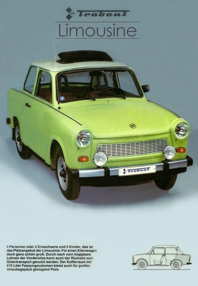 Trabant реклама ГДР