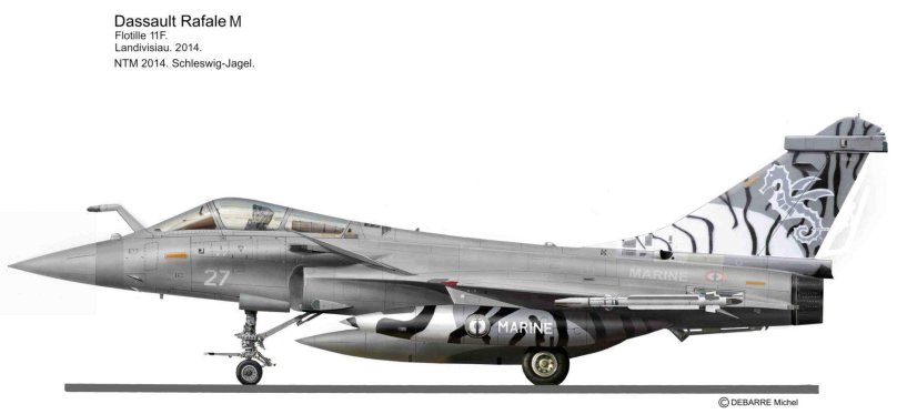 Dassault Rafale чертёж