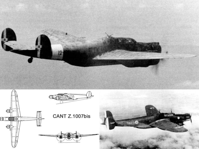 Cant z.1007 Alcione на Восточном фронте
