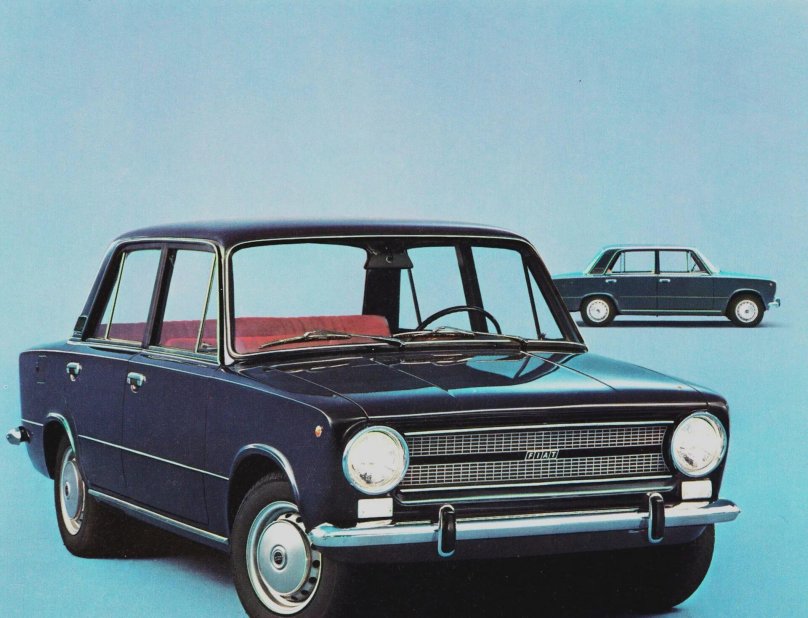 Fiat 124 и ВАЗ 2101